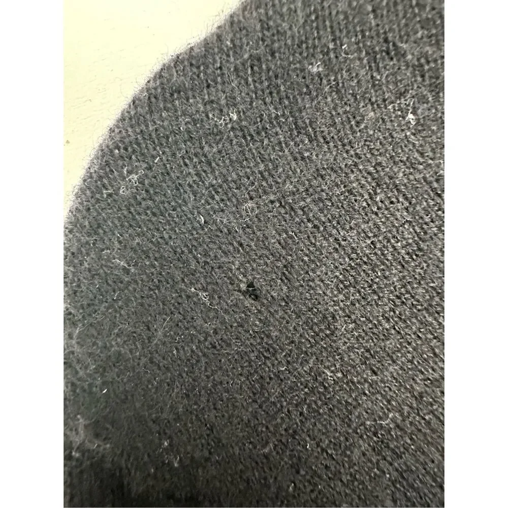 Kinross Cashmere Women’s Extra Large Black Cowl Neck Sweater